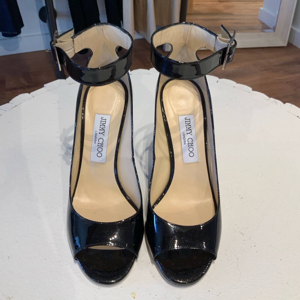 Jimmy Choo Midnight Patent Leather